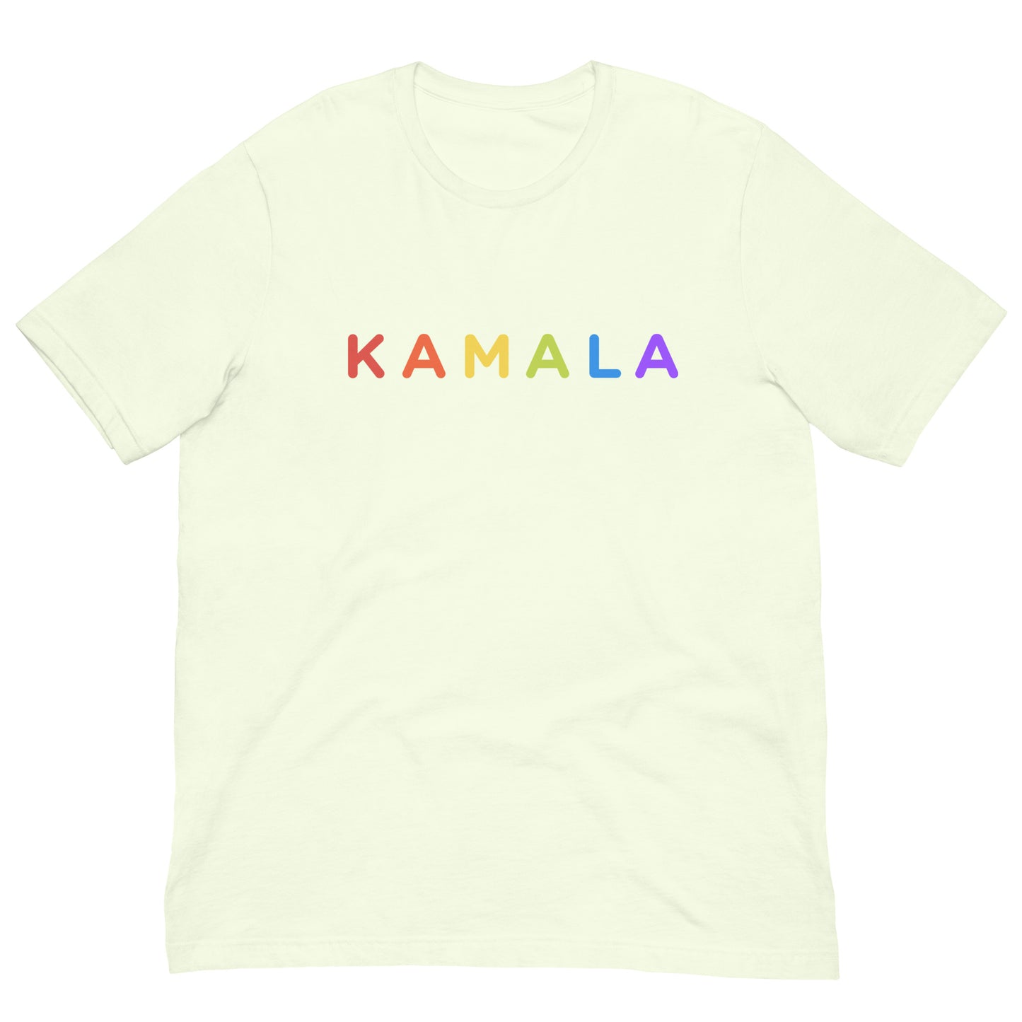 Rainbow letters Kamala t-shirt