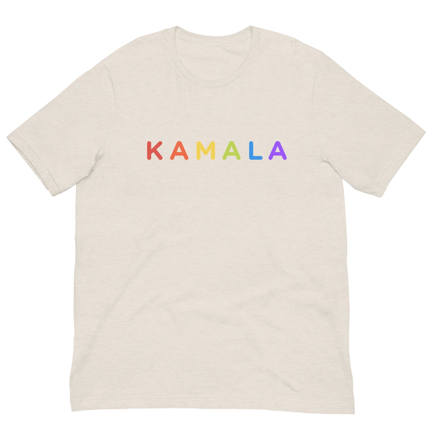 Rainbow letters Kamala t-shirt