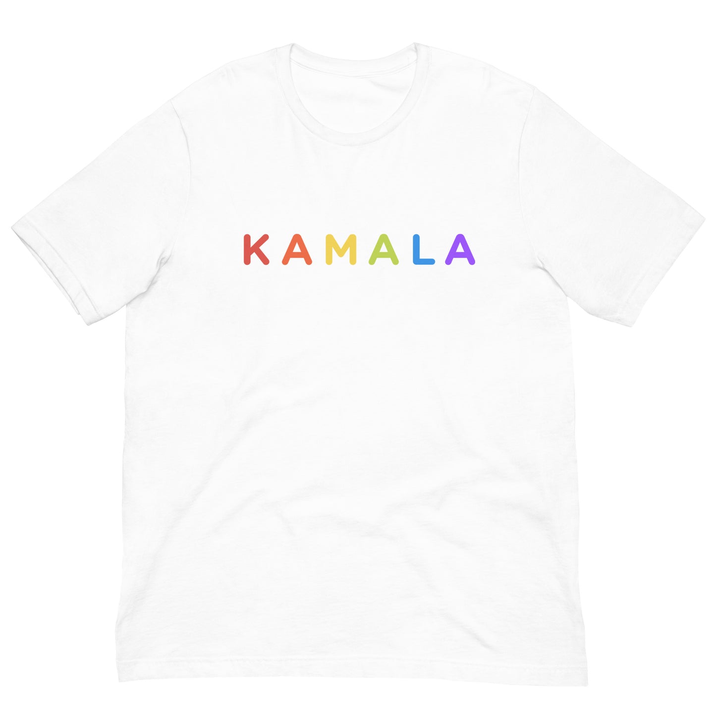 Rainbow letters Kamala t-shirt