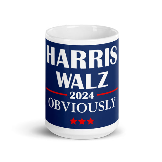 Harris Walz 2024 Obviously mug